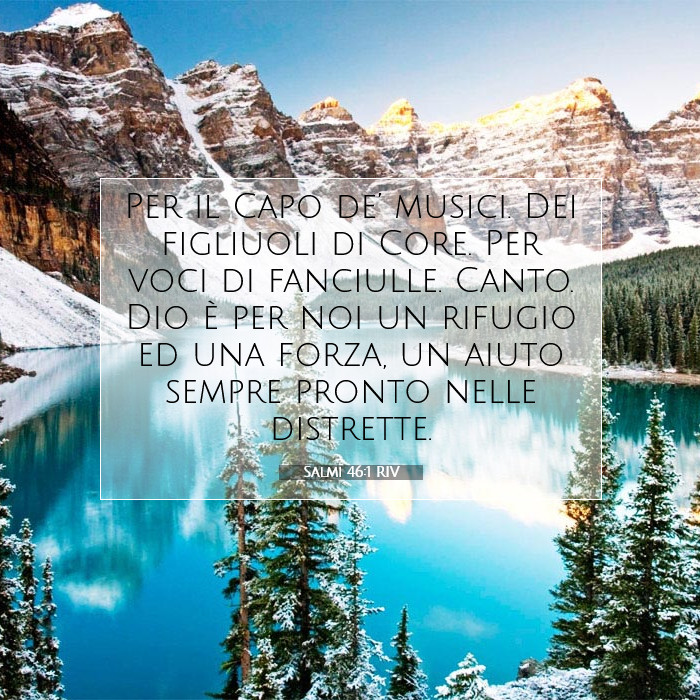 Salmi 46:1 Commento della Bibbia