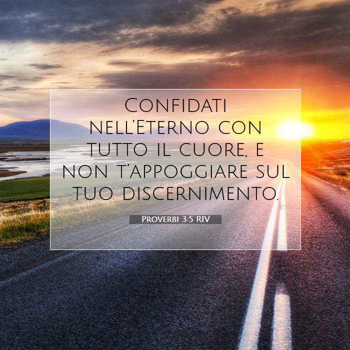 Proverbi 3:5 Commento della Bibbia