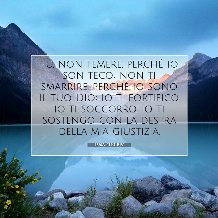 Isaia 41:10 Commento della Bibbia