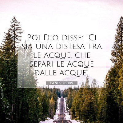 Genesi 1:6 Versetto della Bibbia Spiegato