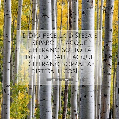 Genesi 1:7 Versetto della Bibbia Spiegato