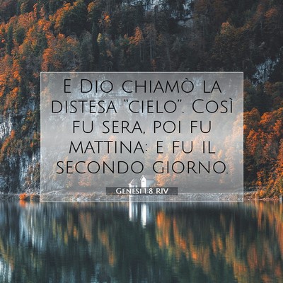 Genesi 1:8 Versetto della Bibbia Spiegato