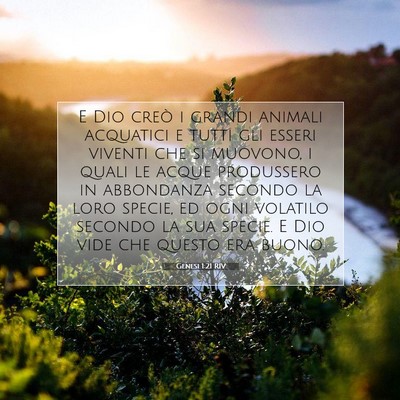 Genesi 1:21 Versetto della Bibbia Spiegato