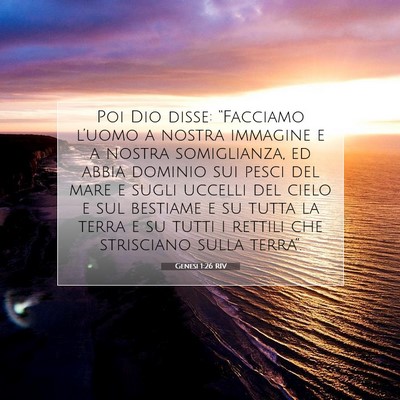 Genesi 1:26 Versetto della Bibbia Spiegato
