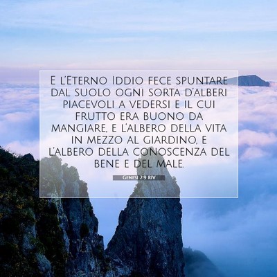 Genesi 2:9 Versetto della Bibbia Spiegato