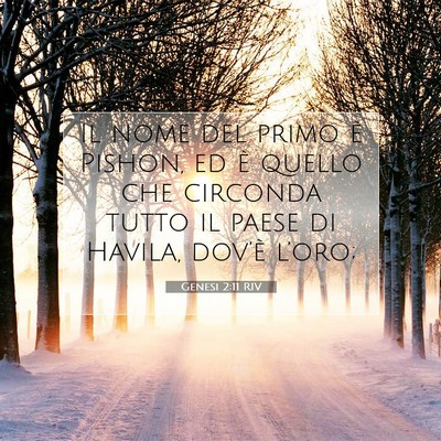 Genesi 2:11 Versetto della Bibbia Spiegato
