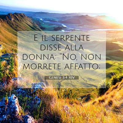 Genesi 3:4 Versetto della Bibbia Spiegato