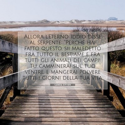 Genesi 3:14 Versetto della Bibbia Spiegato