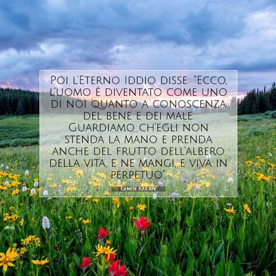 Genesi 3:22 Versetto della Bibbia Spiegato