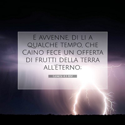 Genesi 4:3 Versetto della Bibbia Spiegato