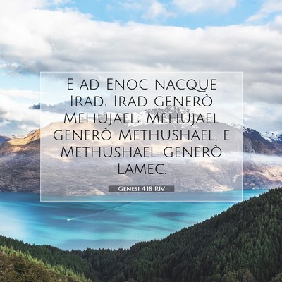 Genesi 4:18 Versetto della Bibbia Spiegato