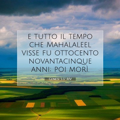 Genesi 5:17 Versetto della Bibbia Spiegato
