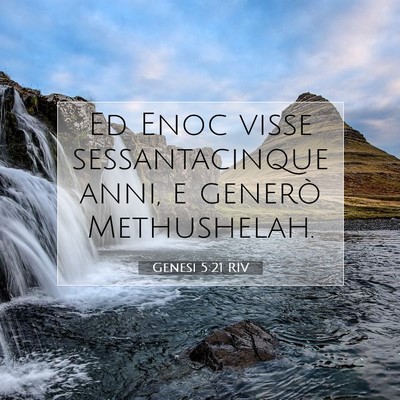 Genesi 5:21 Versetto della Bibbia Spiegato