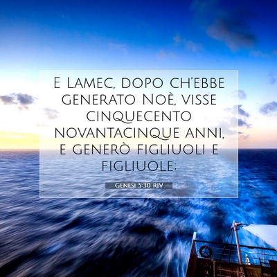 Genesi 5:30 Versetto della Bibbia Spiegato