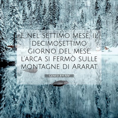 Genesi 8:4 Versetto della Bibbia Spiegato