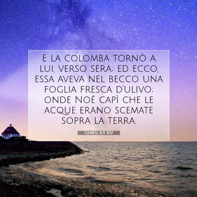 Genesi 8:11 Versetto della Bibbia Spiegato