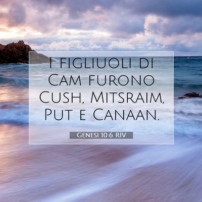Genesi 10:6 Versetto della Bibbia Spiegato
