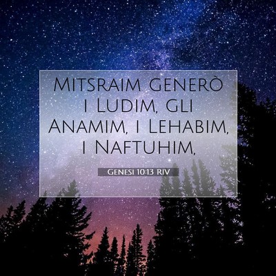 Genesi 10:13 Versetto della Bibbia Spiegato