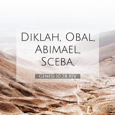 Genesi 10:28 Versetto della Bibbia Spiegato