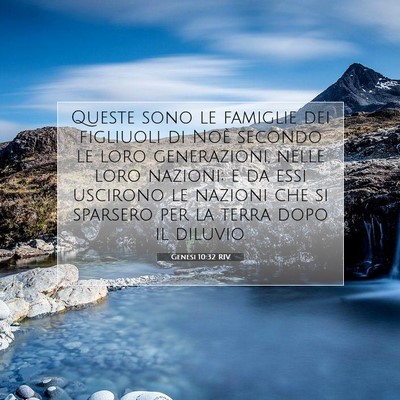 Genesi 10:32 Versetto della Bibbia Spiegato
