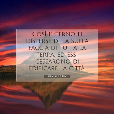 Genesi 11:8 Versetto della Bibbia Spiegato