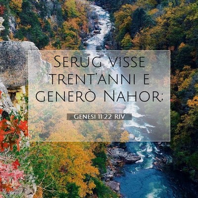 Genesi 11:22 Versetto della Bibbia Spiegato