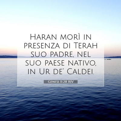 Genesi 11:28 Versetto della Bibbia Spiegato