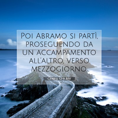 Genesi 12:9 Versetto della Bibbia Spiegato