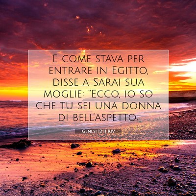 Genesi 12:11 Versetto della Bibbia Spiegato