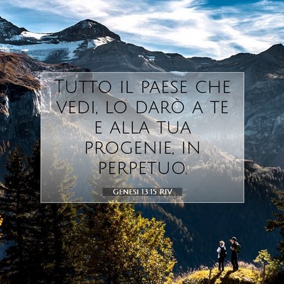 Genesi 13:15 Versetto della Bibbia Spiegato