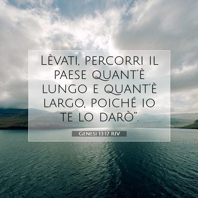 Genesi 13:17 Versetto della Bibbia Spiegato