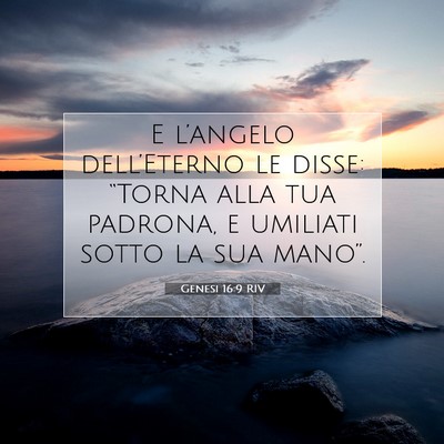 Genesi 16:9 Versetto della Bibbia Spiegato