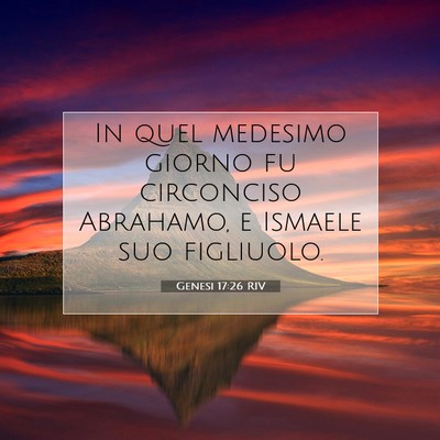 Genesi 17:26 Versetto della Bibbia Spiegato