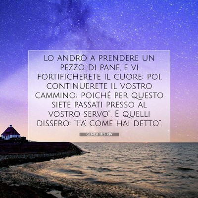 Genesi 18:5 Versetto della Bibbia Spiegato
