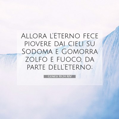 Genesi 19:24 RIV Immagine del Versetto della Bibbia
