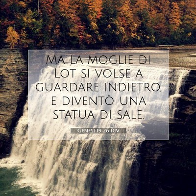 Genesi 19:26 Versetto della Bibbia Spiegato