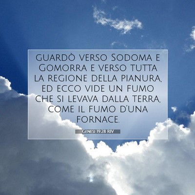 Genesi 19:28 Versetto della Bibbia Spiegato