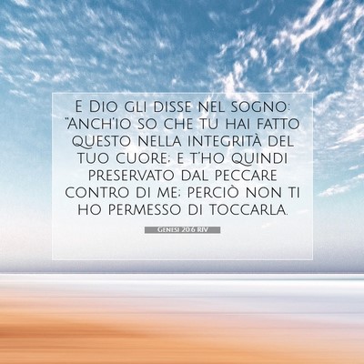 Genesi 20:6 Versetto della Bibbia Spiegato