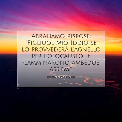 Genesi 22:8 Versetto della Bibbia Spiegato