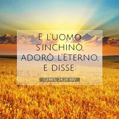 Genesi 24:26 Versetto della Bibbia Spiegato