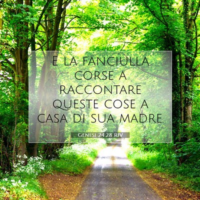 Genesi 24:28 Versetto della Bibbia Spiegato