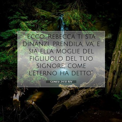 Genesi 24:51 Versetto della Bibbia Spiegato
