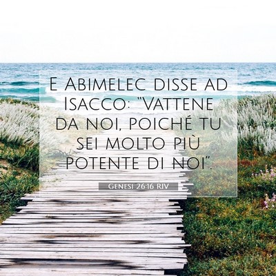 Genesi 26:16 Versetto della Bibbia Spiegato