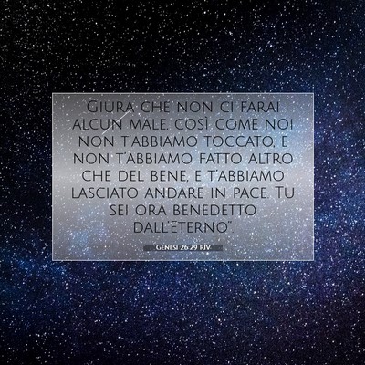 Genesi 26:29 Versetto della Bibbia Spiegato