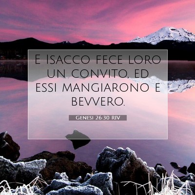 Genesi 26:30 Versetto della Bibbia Spiegato
