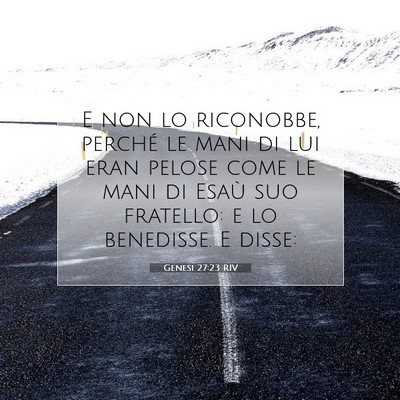 Genesi 27:23 Versetto della Bibbia Spiegato