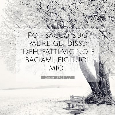 Genesi 27:26 Versetto della Bibbia Spiegato