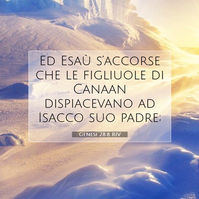 Genesi 28:8 Versetto della Bibbia Spiegato