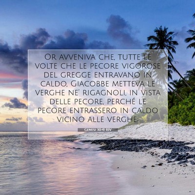 Genesi 30:41 Versetto della Bibbia Spiegato