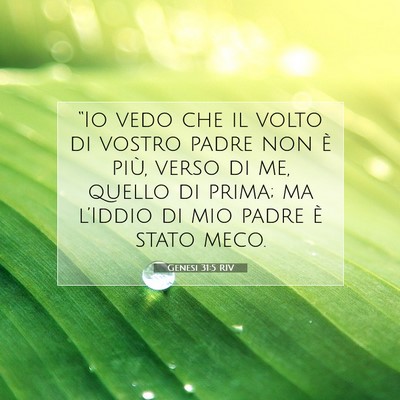Genesi 31:5 Versetto della Bibbia Spiegato